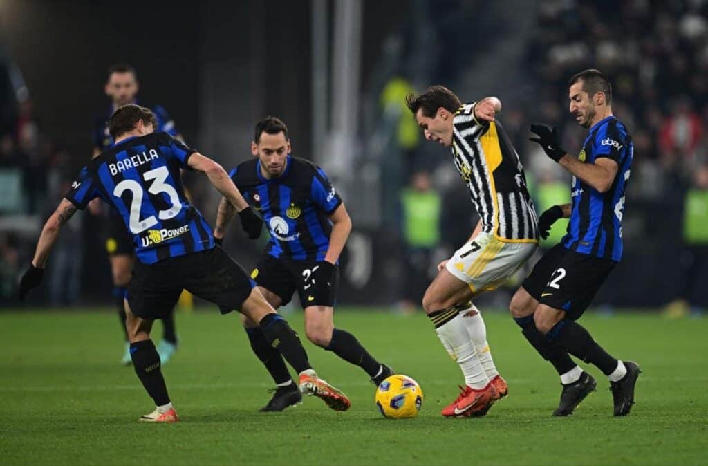 القنوات الناقلة لمباراة إنتر ميلان ضد يوفنتوس