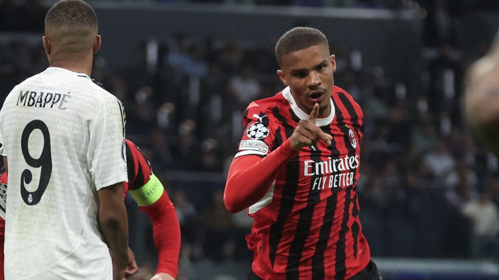 مالك ثياو - كيليان مبابي - ريال مدريد ضد ميلان - (المصدر:Gettyimages)