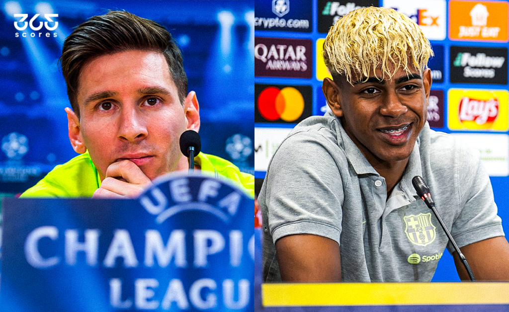 لامين يامال - ليونيل ميسي - المصدر: Gettyimages