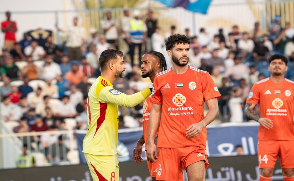 عجمان ضد بني ياس- المصدر: حساب رابطة المحترفين الإماراتية