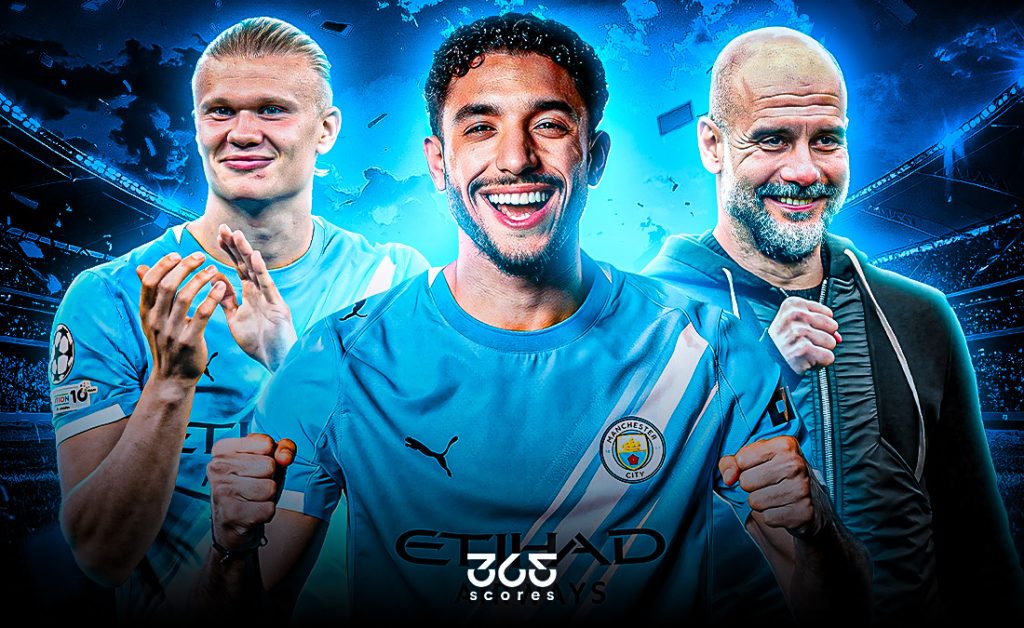 مانشستر سيتي - جوارديولا - هالاند - عمر مرموش