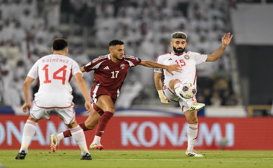 الإمارات ضد قطر- المصدر: الحساب الرسمي لمنتخب الإمارات