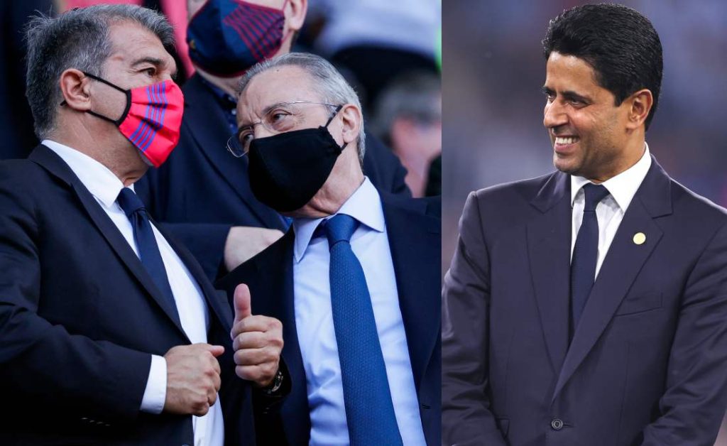 خوان لابورتا- ناصر الخليفي- فلورنتينو بيريز