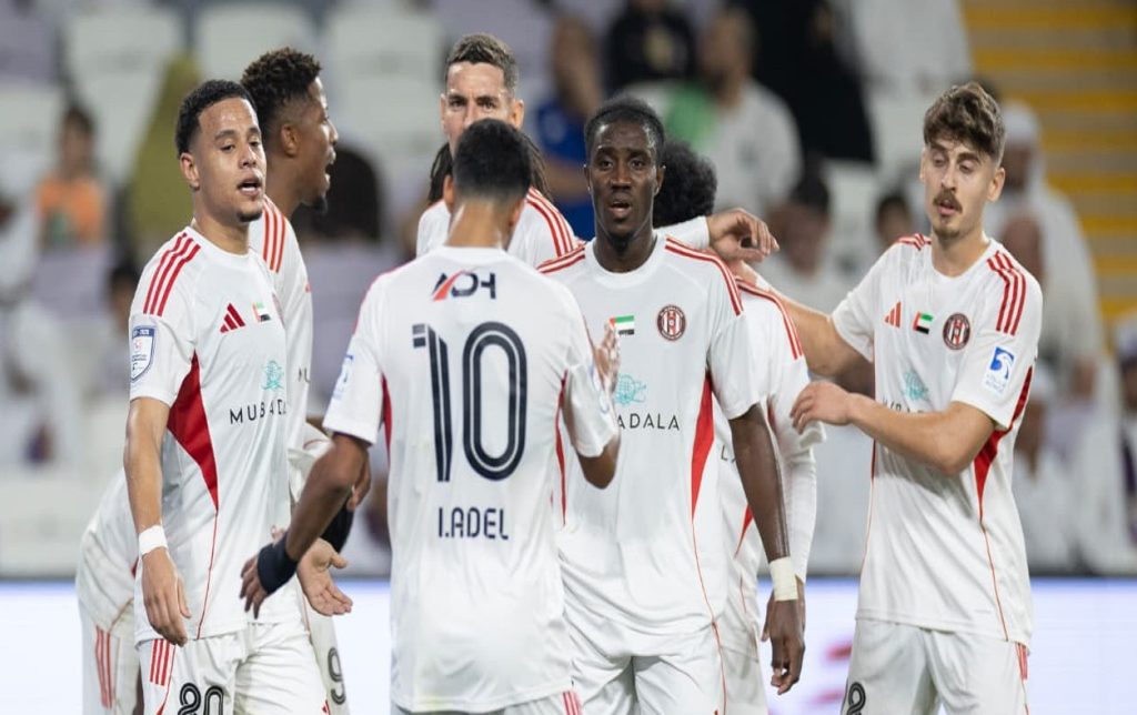 إبراهيم عادل لاعب الجزيرة - المصدر: حساب رابطة المحترفين الإماراتية