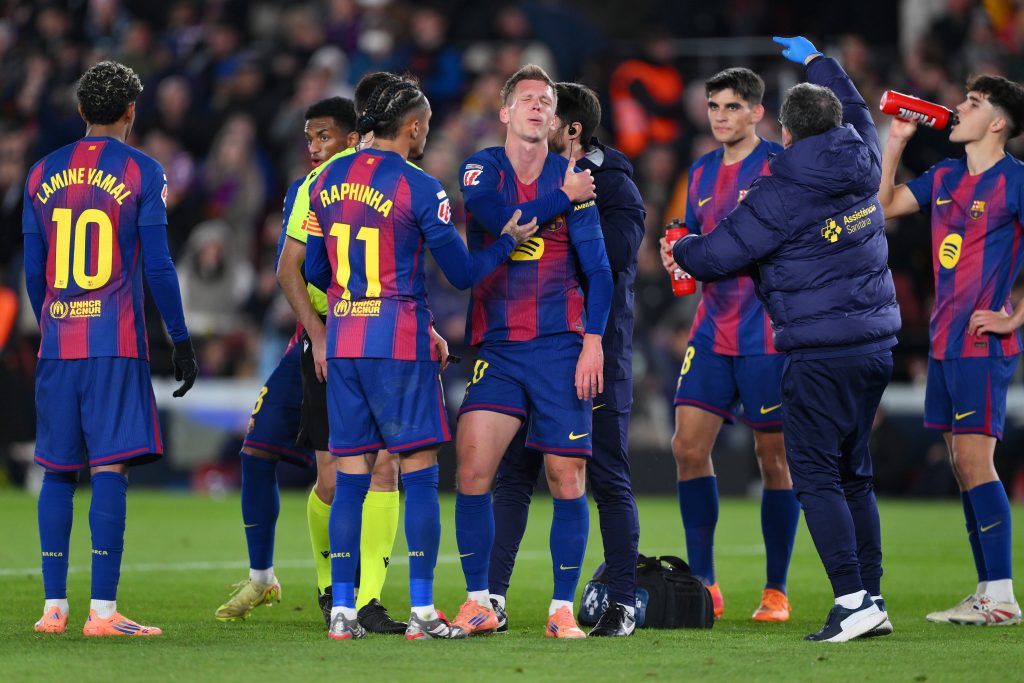 داني أولمو - رافينيا - لامين يامال- باو كوبارسي - جيرارد مارتن - أليخاندرو بالدي - المصدر (Getty images)