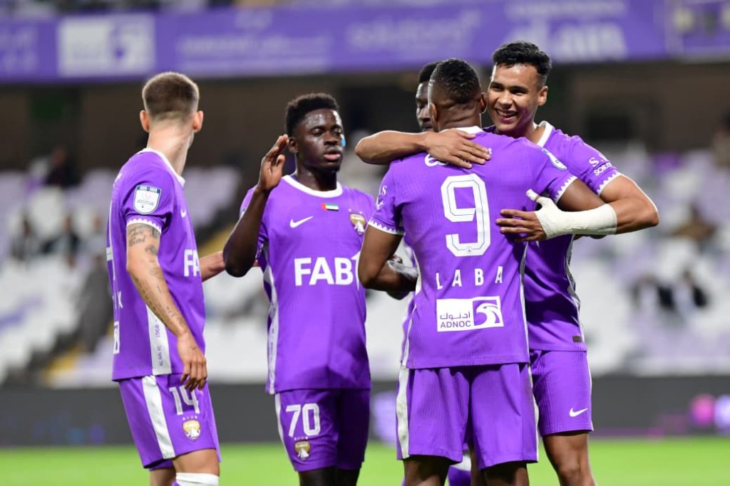 لابا كودجو مهاجم العين- المصدر: حساب رابطة المحترفين الإماراتية