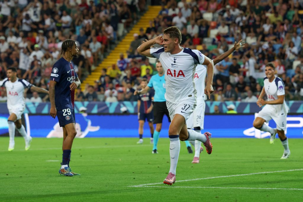 Tottenham vs Copenhague. (Photo by Claudio Villa/Getty Images)