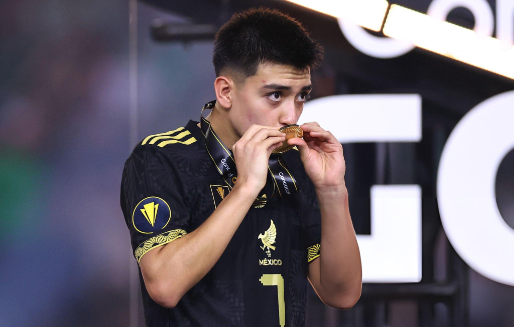 Gilberto Mora con Selección Mexicana en Copa Oro 2025