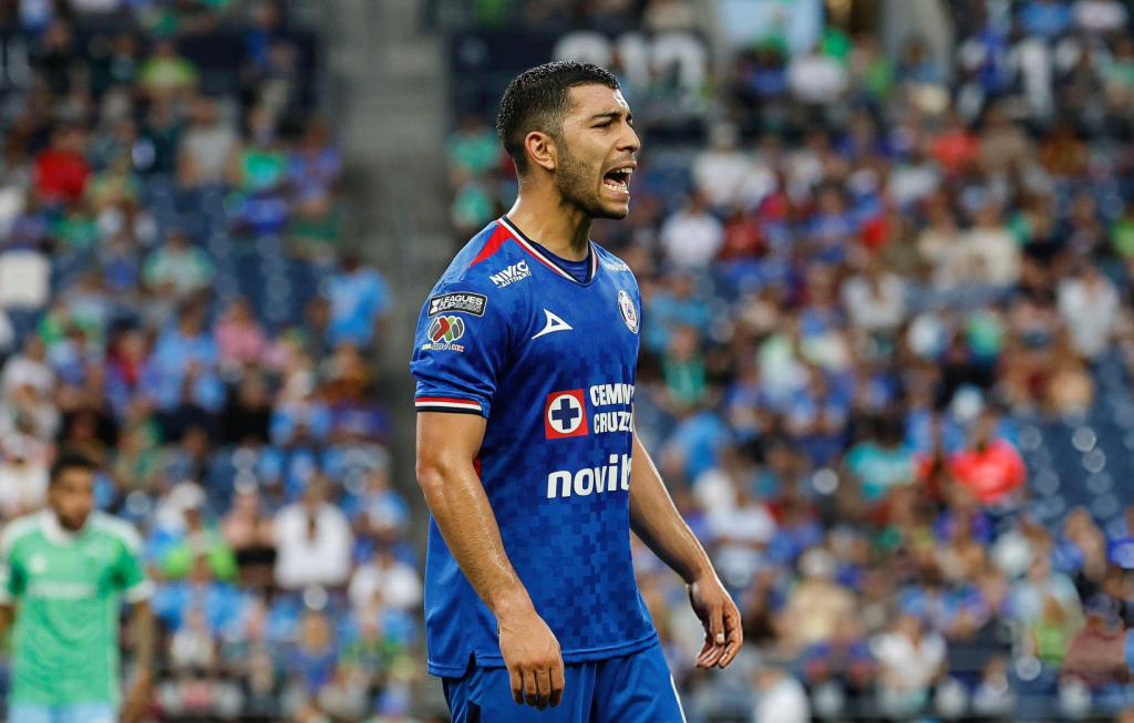 Erik Lira con Cruz Azul en Leagues Cup 2025