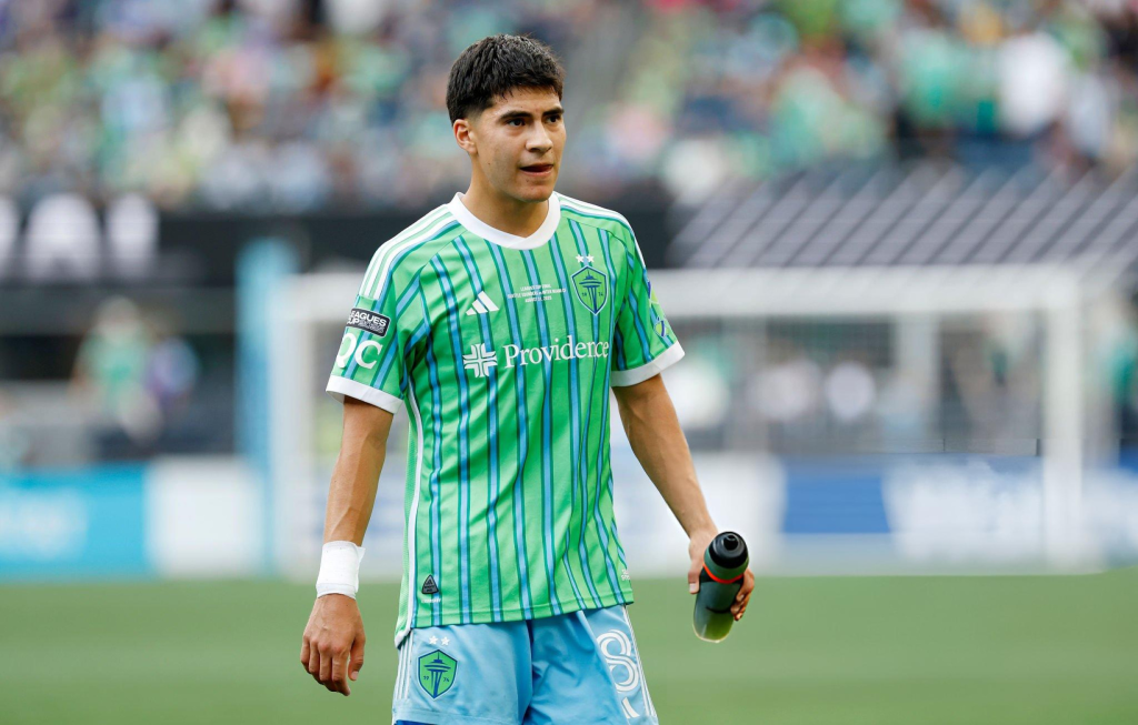Obed Vargas con el Seattle Sounders de la MLS