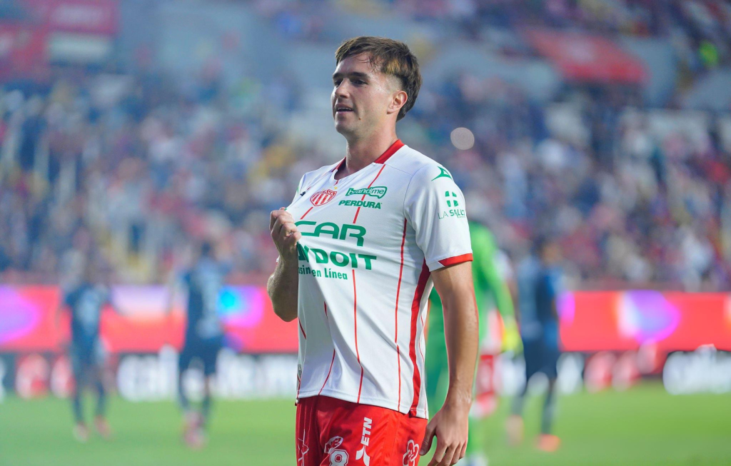 Agustín Palavecino con Necaxa en 2025