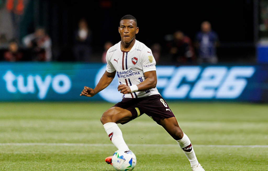 Carlos Gruezo con Liga de Quito en 2025