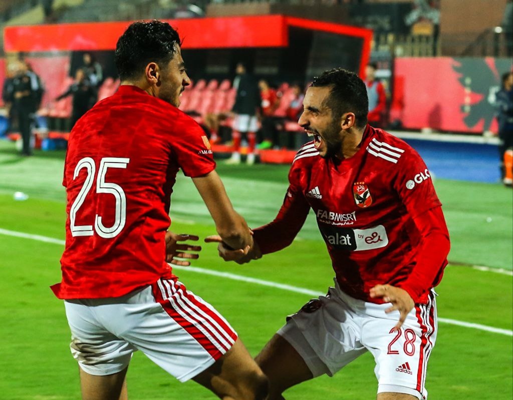 كريم فؤاد - أكرم توفيق - الأهلي - تصوير: مصطفى الشحات