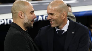 زين الدين زيدان - بيب جوارديولا (المصدر:Gettyimages)