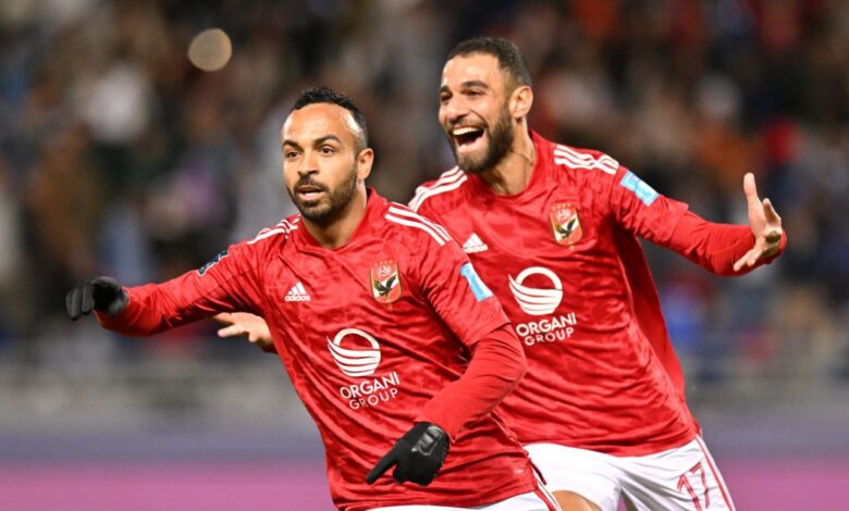 عمرو السولية - محمد مجدي أفشة - الأهلي المصري (المصدر:Gettyimages)