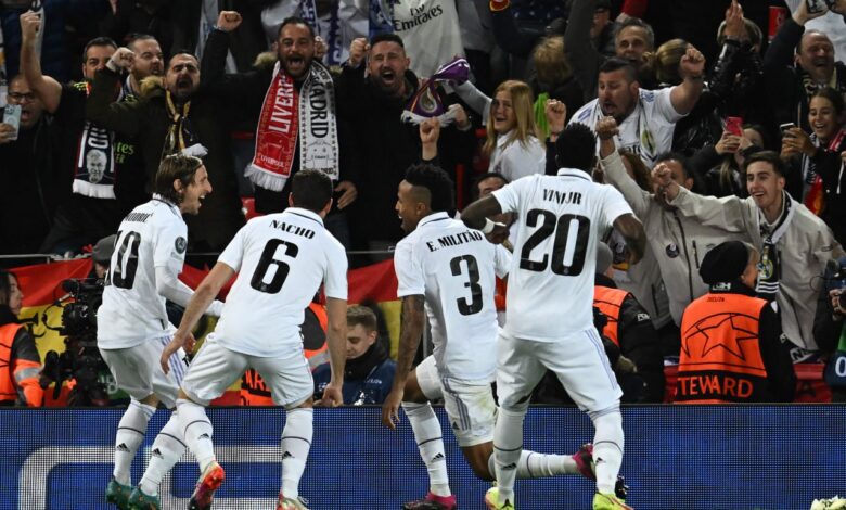 ناتشو - فينيسوس - ميليتاو - مودريتش - ريال مدريد (المصدر:Gettyimages)