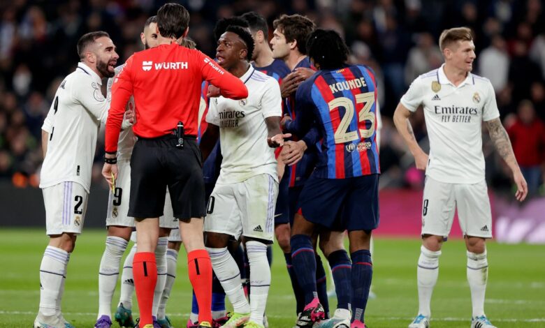 الكلاسيكو بين برشلونة ضد ريال مدريد (المصدر:Gettyimages)