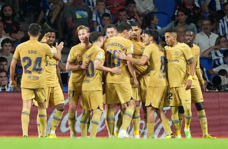 تشكيل برشلونة (المصدر:Gettyimages)