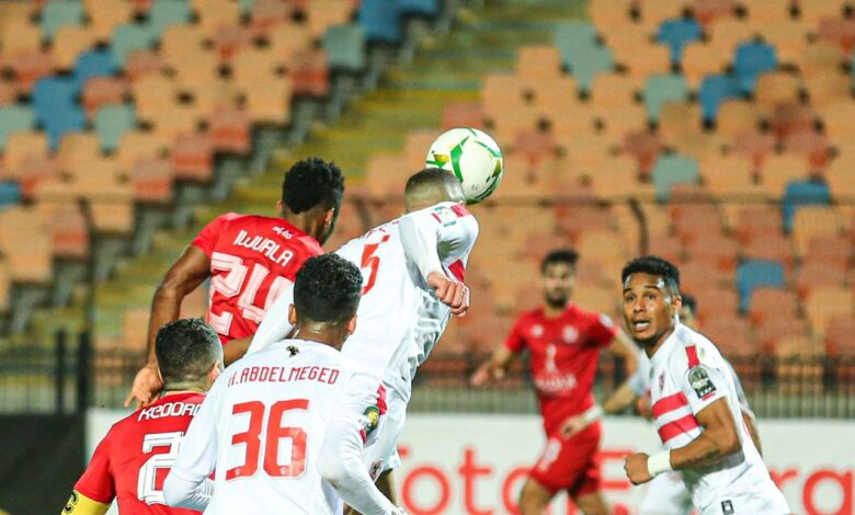 الزمالك ضد شباب بلوزداد -دوري أبطال إفريقيا (تصوير: مصطفى الشحات)