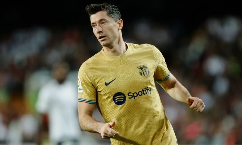 روبرت ليفاندوفسكي - برشلونة (المصدر:Gettyimages)