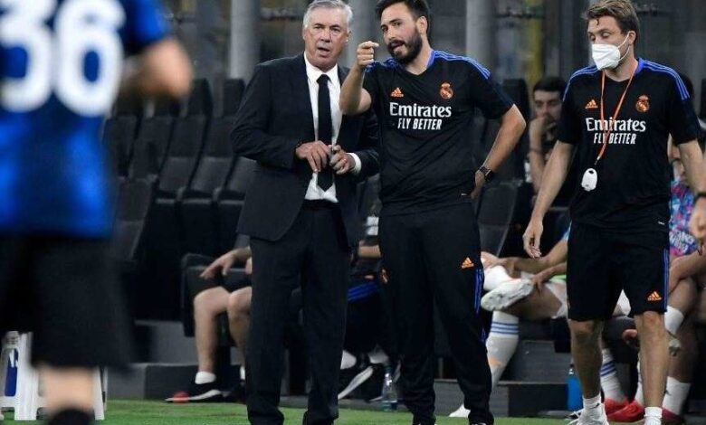 دافيد أنشيلوتي - كارلو أنشيلوتي - ريال مدريد (المصدر:Gettyimages)