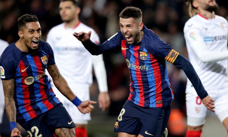 ألبا - رافينيا - برشلونة (المصدر:Gettyimages)