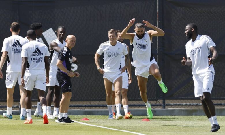 تدريبات ريال مدريد (المصدر:Gettyimages)