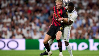 أنطونيو روديجر - إيرلينج هالاند (مانشستر سيتي ضد ريال مدريد) - Gettyimages