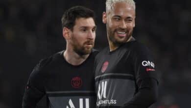 نيمار - ليونيل ميسي - باريس سان جيرمان (المصدر:Gettyimages)