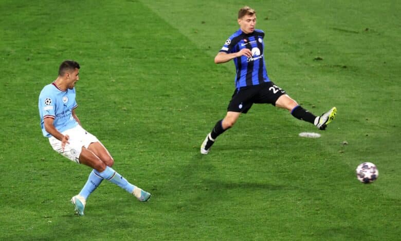 إنتر ميلان ضد مانشستر سيتي (المصدر:Gettyimages)