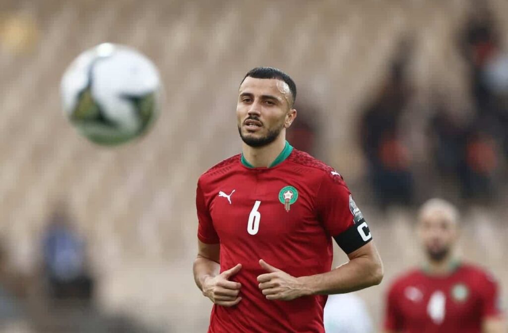 أشرف حكيمي - رومان سايس - منتخب المغرب - (المصدر:Gettyimages)