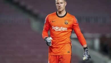 تير شتيجن - برشلونة (المصدر:Gettyimages)