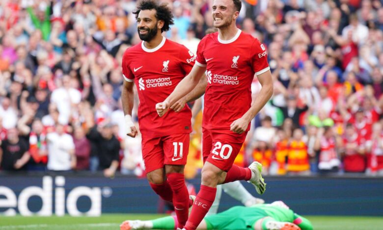 تشكيل ليفربول- محمد صلاح - ديوجو جوتا