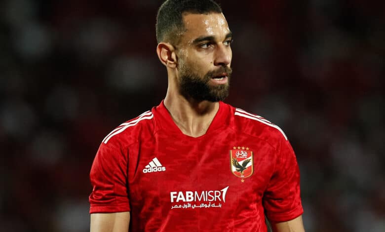 عمرو السولية - الأهلي - تصوير: عمر ناصيري