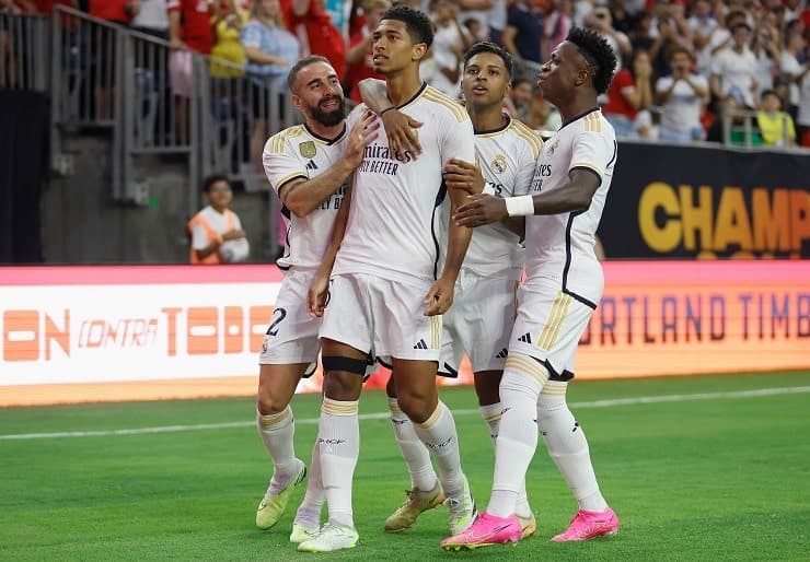 جود بيلينجهام - فينيسيوس جونيور - ريال مدريد (المصدر:Gettyimages)