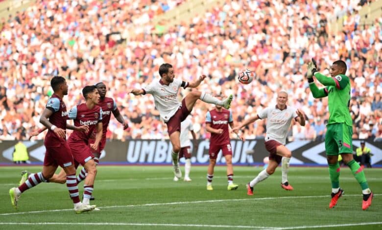 برناردو سيلفا - مانشستر سيتي - وست هام يونايتد