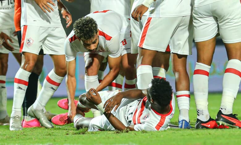 تشكيل الزمالك (تصوير: مصطفى الشحات)