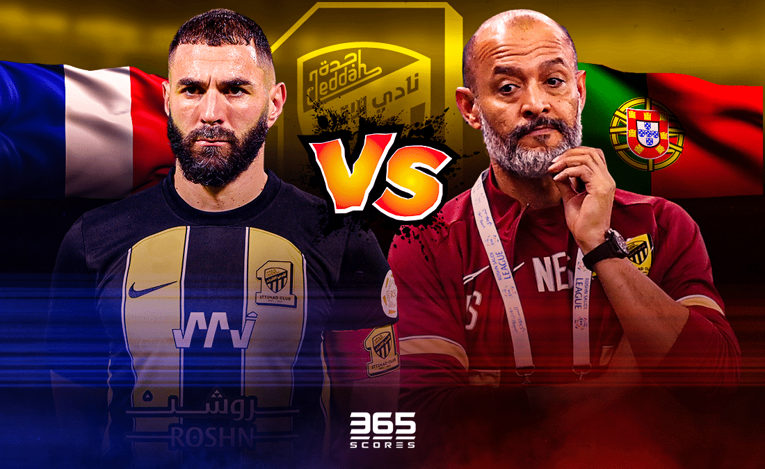 كريم بنزيما ضد نونو سانتو