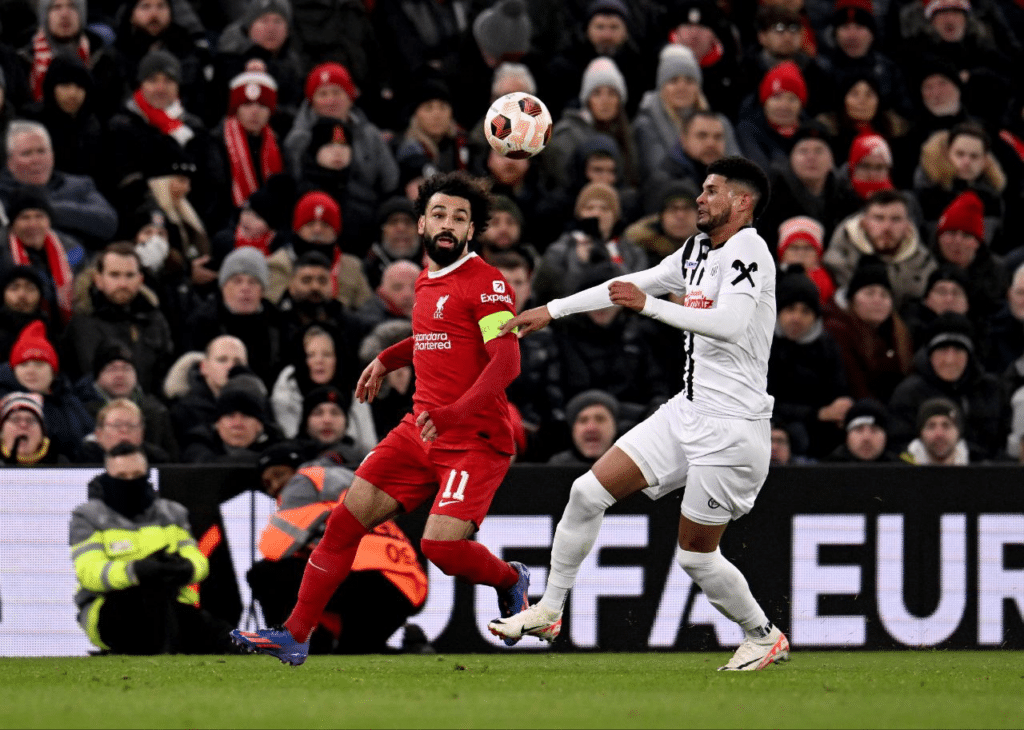 ليفربول ضد لاسك- محمد صلاح المصدر: Gettyimages