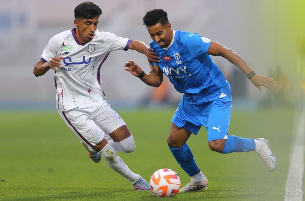 سالم الدوسري مهاجم الهلال السعودي (المصدر:Gettyimages)