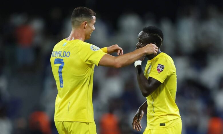 ساديو ماني - كريستيانو رونالدو - النصر السعودي (المصدر:Gettyimages)