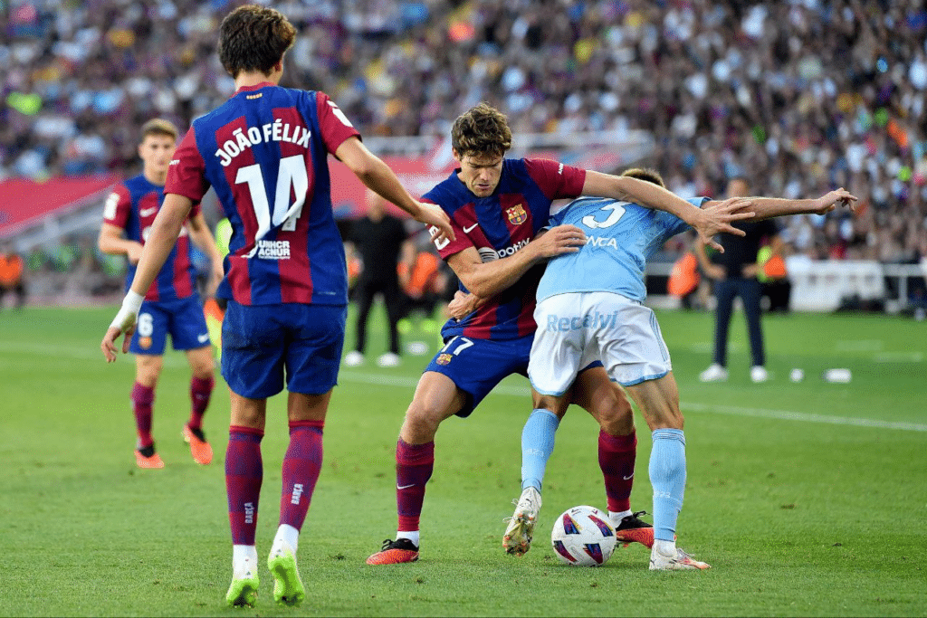 برشلونة - ماركوس ألونسو - (المصدر:Gettyimages)