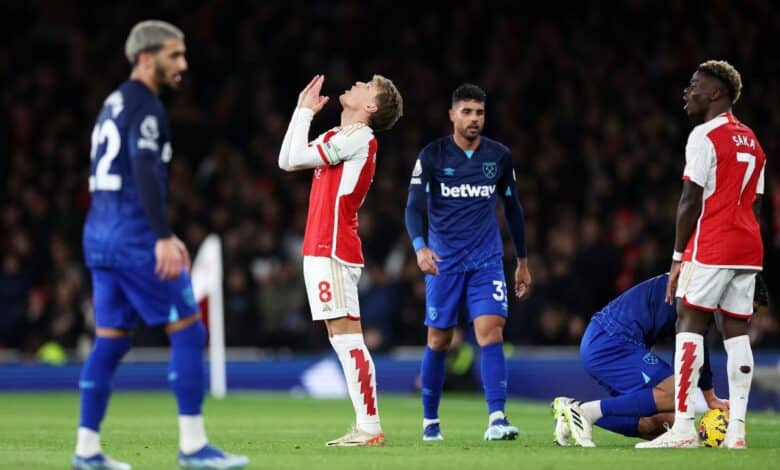 أرسنال ضد وست هام