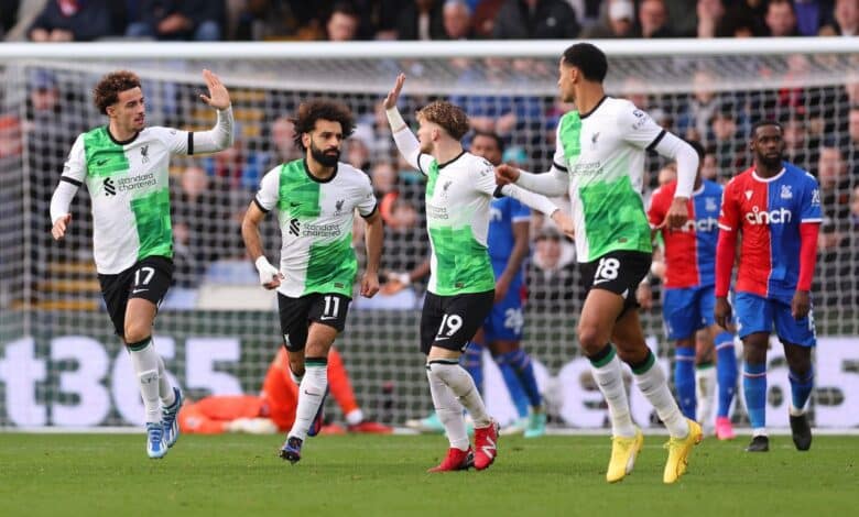 تشكيل ليفربول ضد كريستال بالاس