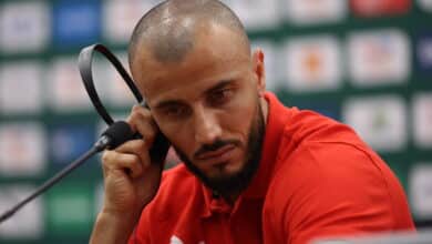 رومان سايس - منتخب المغرب (تصوير: عمر الناصيري)