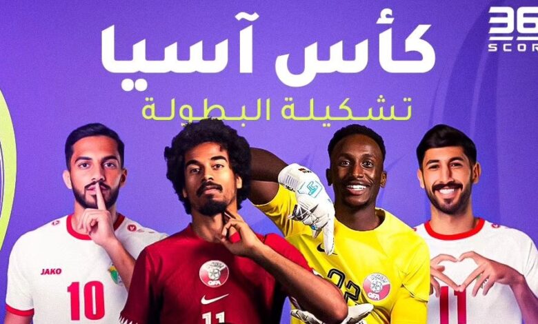 التشكيل المثالي لبطولة كأس آسيا 2023