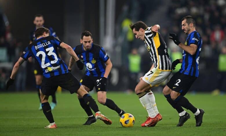 القنوات الناقلة لمباراة إنتر ميلان ضد يوفنتوس