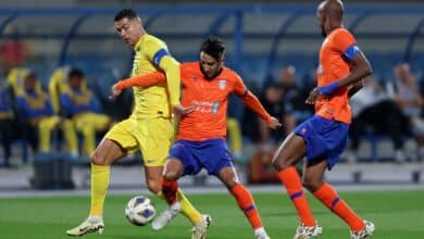 تشكيل النصر ضد الفيحاء