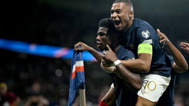 أوريلين تشواميني - كيليان مبابي - منتخب فرنسا