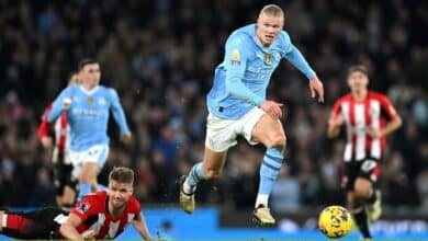 إرلينج هالاند - مانشستر سيتي ضد برينتفورد - مباريات مانشستر سيتي